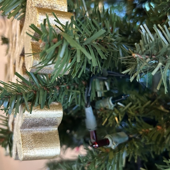 Rustic Wooden Snowflake Ornament Hanging Christmas Decor Farmhouse Snow - Picture 9 of 9